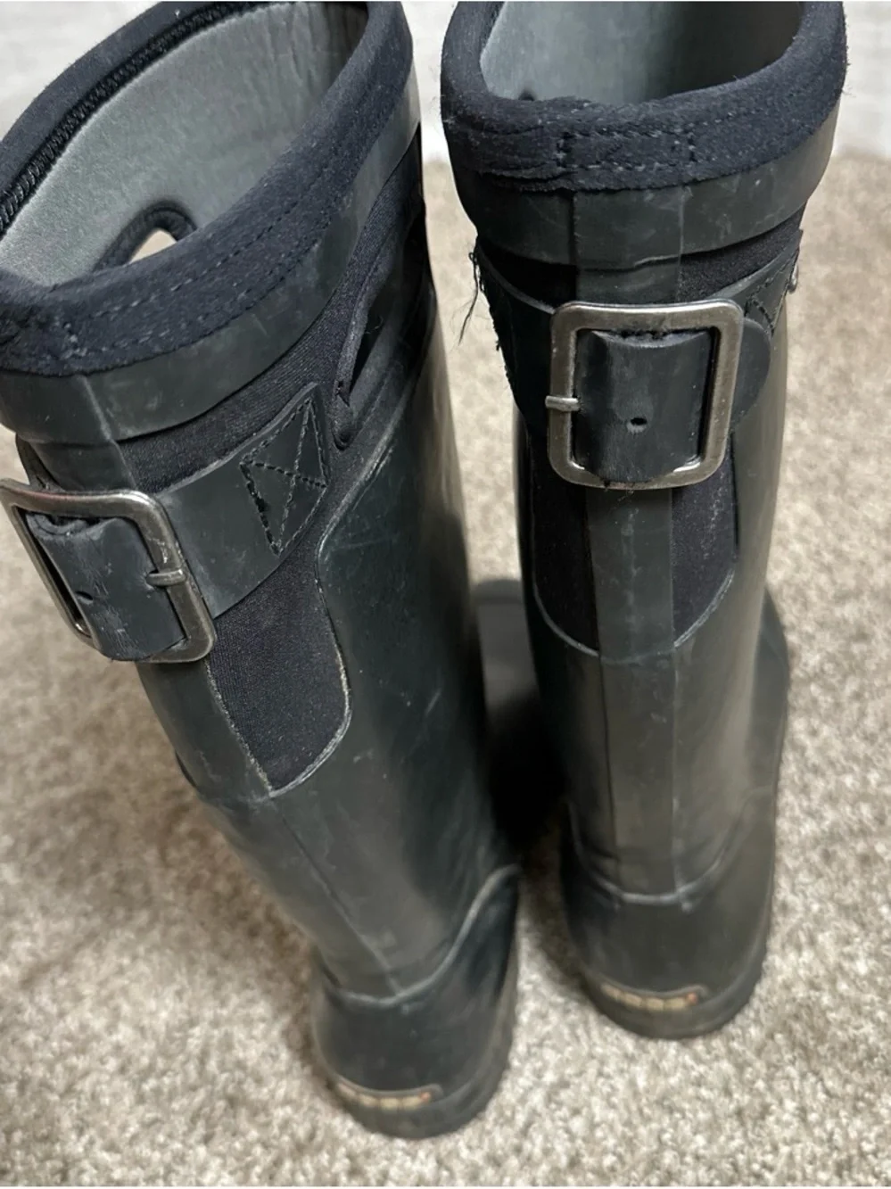 BOGS Tacoma Tall Black Waterproof Insulated Rain Boots Women’s Size 9